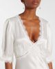 Rixo Rixo Annabella lace-trimmed satin maxi dress - 4