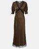 Rixo Rixo Annina lace-trimmed satin midi dress - 1