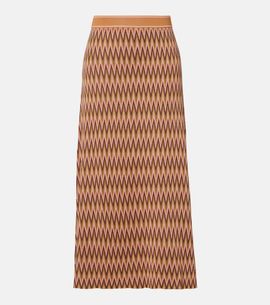 Rixo Rixo Brandy jacquard midi skirt