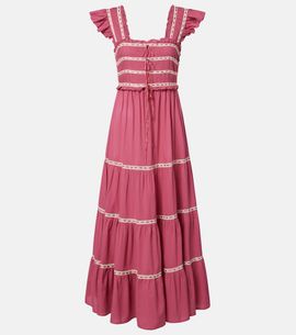 Rixo Rixo Chandra tiered cotton midi dress