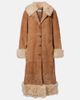 Rixo Rixo Cienna embroidered suede coat - 1