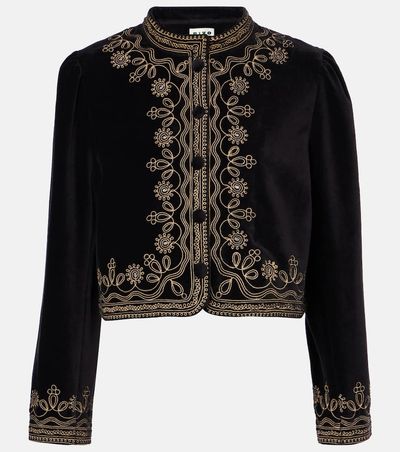 Rixo Rixo Denver embroidered cotton jacket