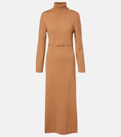 Rixo Rixo Elliette wool and cashmere midi dress