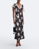 Rixo Rixo Fern floral lace-trimmed satin midi dress - 2