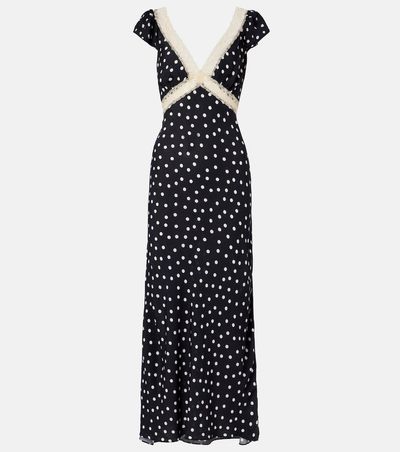 Rixo Rixo Iggy polka-dot maxi dress