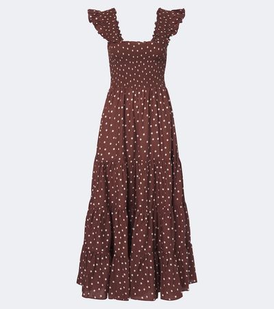 Rixo Rixo Kendall polka dot cotton midi dress