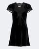 Rixo Rixo Lacie lace-trimmed velvet minidress - 1