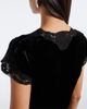 Rixo Rixo Lacie lace-trimmed velvet minidress - 4