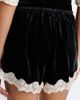 Rixo Rixo Lealia lace-trimmed velvet shorts - 4