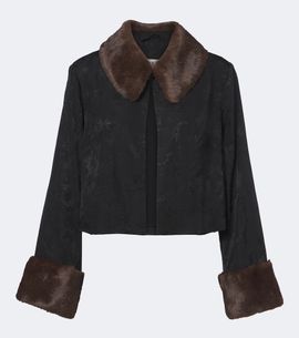 Rixo Rixo Luanne jacquard cropped jacket