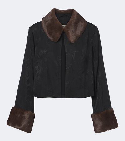 Rixo Rixo Luanne jacquard cropped jacket