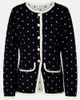 Rixo Rixo Mirja polka-dot wool-blend cardigan - 1