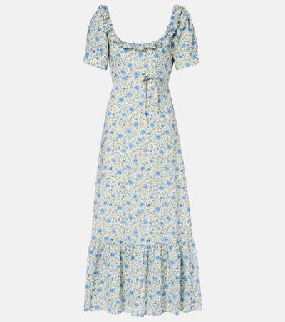 Rixo Rixo Sorana floral ruffled cotton midi dress