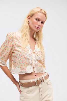 RIXO RIXO Ursula Floral Top