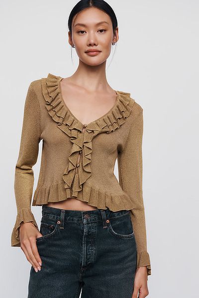 RIXO Tacita Cardigan