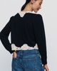 RIXO Tassia Cashmere Wool Lace Trimmed Cardigan - 4