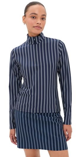 RLX Ralph Lauren RLX Ralph Lauren Mock Neck Half Zip Pullover Navy