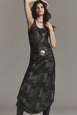 chinese dress ladies SWAN SLIP MAXI DRESS IN BLACK AND WHITE | CULT MIA main image 1
