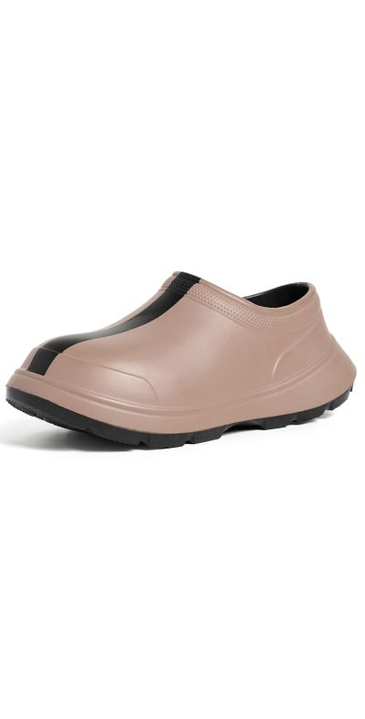ROAM ROAM Rain Wellie Clogs Taupe/Black