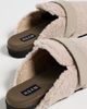 ROAM ROAM Slim Fuzzy Loaf Mules Cement - 4