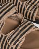 ROAM ROAM The Double Slider Sandals Natural/Black Medium - 6