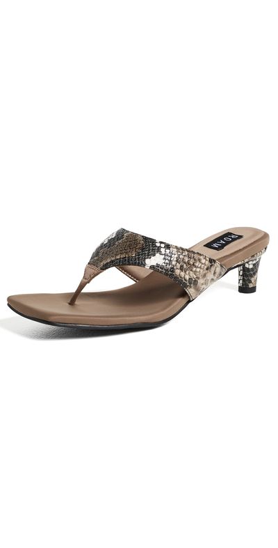 ROAM ROAM The Kitty Thong Heel Natural