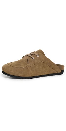 ROAM ROAM The Mock Loafer Mules Taupe