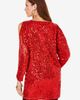 Roaman's Roaman's Cold-Shoulder Sequin Tunic - 5