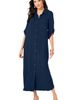 Roaman's Roaman's Collared Button Front Dress - 1
