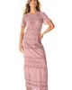 Roaman's Roaman's Crochet Lace Maxi Dress - 1