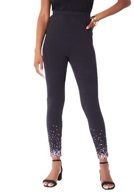 Roaman's Roaman's Embellished Leggings