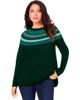 Roaman's Roaman's Fair Isle Pullover Sweater - 1