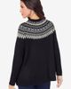 Roaman's Roaman's Fair Isle Pullover Sweater - 5