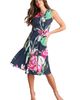 Roaman's Roaman's Fit And Flare Tank Dress (plus) - 1