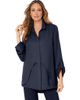 Roaman's Roaman's Georgette Overlay Big Shirt - 1