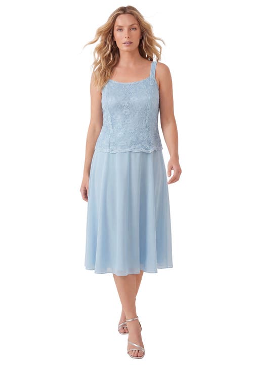 Roaman's Roaman's Glitter & Lace Jacket Dress Set