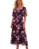 Roaman's Roaman's Hand Crinkled Flutter Sleeve Maxi Dress - 1