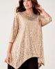Roaman's Roaman's Handkerchief Hem Sequin Tunic - 2