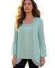 Roaman's Roaman's Lace Detailed Cardigan And Tank Set - 1
