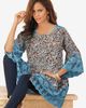 Roaman's Roaman's Lace Illusion Blouse - 5