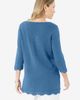 Roaman's Roaman's Lace Knit Pullover Sweater - 2