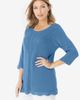 Roaman's Roaman's Lace Knit Pullover Sweater - 4