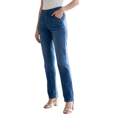 Roaman's Roaman's Plus Size 360º Stretch 5 Pocket Straight Leg Jean