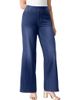 Roaman's Roaman's Plus Size 360&Deg; Stretch Wide Leg Jean - 1