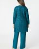 Roaman's Roaman's Plus Size 3 Piece Allover Sequin Lace Jacket And Tank Pant Set - 2