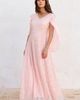 Roaman's Roaman's Plus Size Allover Lace Gown With Capelet - 5