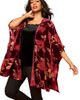 Roaman's Roaman's Plus Size Burnout Velvet Wrap - 1