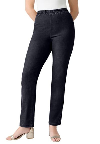 Roaman's Roaman's Plus Size Comfort Stretch Straight Leg Jean