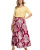 Roaman's Roaman's Plus Size Cotton Pull On Maxi Skirt - 1