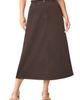 Roaman's Roaman's Plus Size Easy Wear A Line Skirt - 1